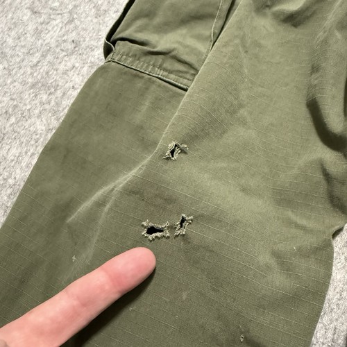 Pantalone militare vintage anni 60 uomo adatto 32x30 popeline OG 107 1969 giungla Vietnam - Foto 15 di 20