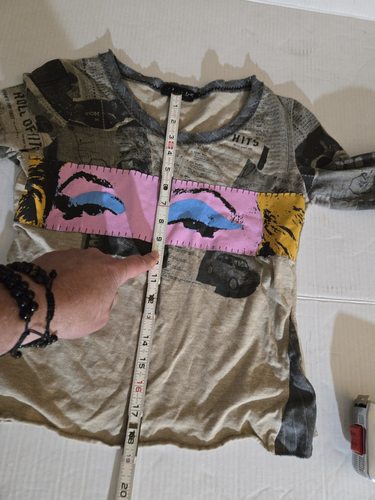 Vintage Andy Warhol x Cultura Marilyn Monroe Longsleeve Gr. S Italy - Bild 13 von 18