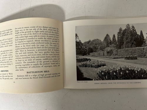 1955 Guide To Wisley Gardens Royal Horticultural Society Booklet RHS Wisley - Picture 8 of 10