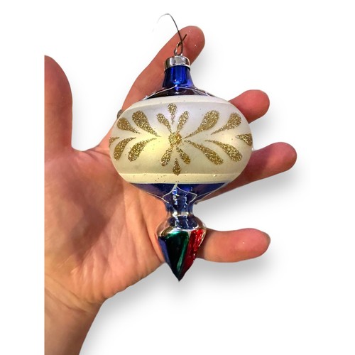 Set 2001 Vintage Zielscheibe Reflektor Endstück Weihnachtsschmuck bunt - Bild 4 von 6