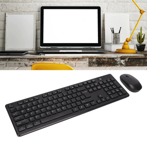 Wireless Keyboard Mouse Combo 2.4G Waterproof 104 Keys Abs 1600Dpi Keyboar IDM - Picture 5 of 12