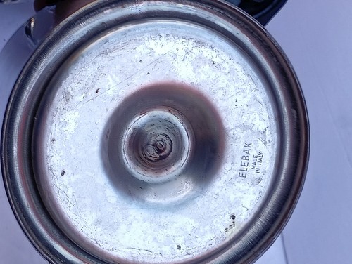 Elebak Rosso Acciaio Inox Piano Cottura Caffè Espresso Italia Montacaffè - Foto 12 di 23