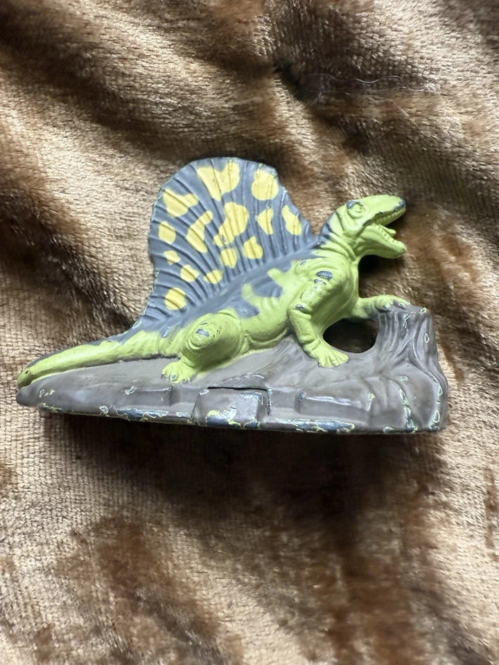 🦖 1993 Jurassic Park 压铸 DIMETRODON 公仔 Kenner UCS Amblin 复古玩具 — 第 2/4 张图片