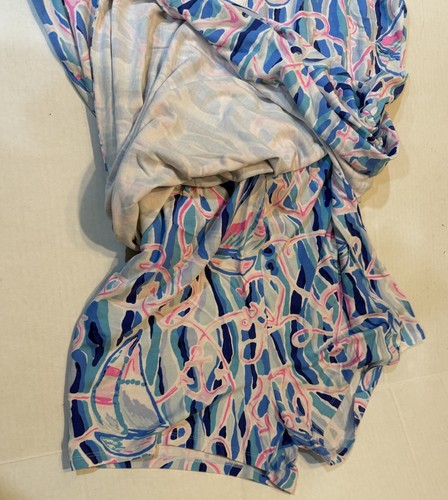 Carrete de mameluco Lilly Pulitzer Reble Skort Nauti grande usado - falta gancho - Imagen 3 de 7