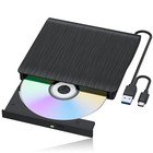 External CD/DVD Drive for Laptop, USB 3.0 & Type-C CD Burner, Portable DVD Pl...