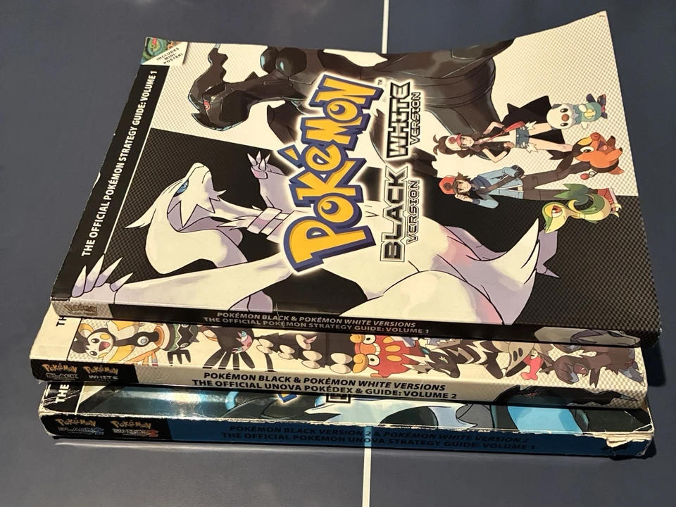 Pokémon Blanco y Negro 2 Blanco2 Lote de 3 Pokédex Guía de Estrategia Usada Foto 3 de 4