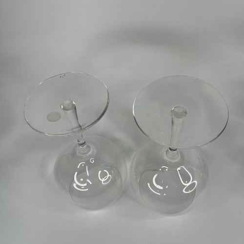 Tiffany & Co. Set of 2 Crystal Glass Wine Glasses Drinking Glass - Picture 4 of 6