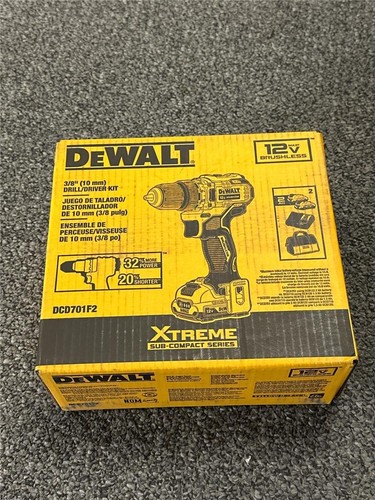 ^ DeWALT 3/8" Drill/Driver Kit Model DCD701F2
