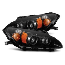 LUXX-Series Driver & Passenger Side Alpha-Black Projector LED Headlights