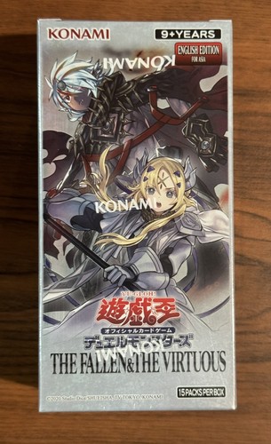 YUGIOH THE FALLEN & THE VIRTUOUS TFTV ASIA ENGLISH EDITION BOX (15 PACKS) - Picture 2 of 3