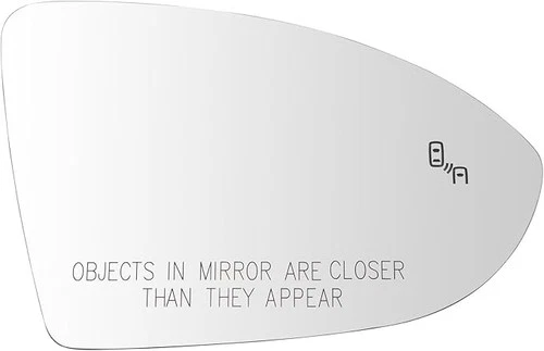 TRQ Right Mirror Glass Fits 2015-2021 Volkswagen Golf 2015-2019 Golf R GTI New