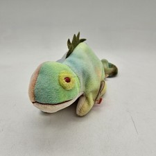 TY Beanie Babies Iggy The Iguana 1997 Bean Bag Stuffed Animal Toy