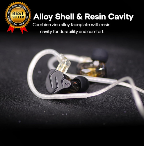 KZ ZSN PRO X Dual Driver 1BA+1DD Hybrid Metal Earphones Hifi In-Ear Monitor with - Picture 5 of 9