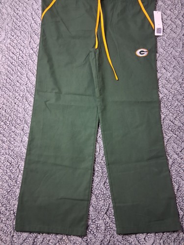 Green Bay Packers NFL Team Apparel Scrubs Pair Top Bottom Men's Medium New - Bild 13 von 24