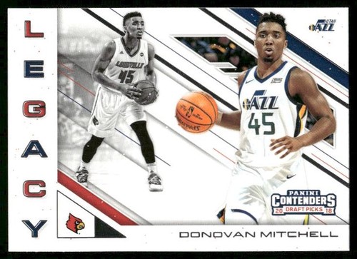2018 Panini Contenders Draft Picks #10 Donovan Mitchell Legacy - Foto 1 di 2