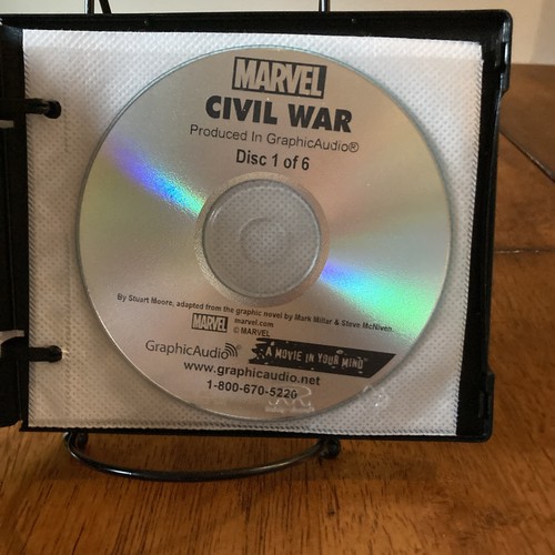 MARVEL COMICS CIVIL WAR AUDIO ADVENTURE BY GRAPHIC AUDIO (6 CD Set) Very Good - Picture 3 of 6