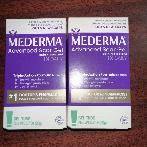 SET BESTEHEND AUS ZWEI - Mederma Advanced Narbengel - 0,7 Unzen EA 1/2027