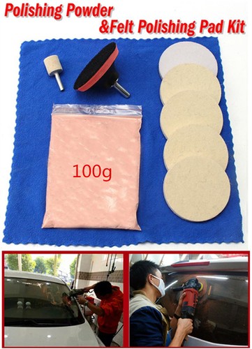 10x Car Window Glass Polishing Kit Windshield Scrach Removal Cerium Oxide Powder - Picture 7 of 17