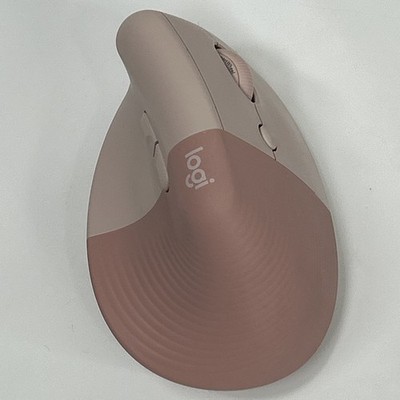 Logitech Lift Mouse Old Rose Bluetooth Wireless Vertical Ergonomic Mac Windows