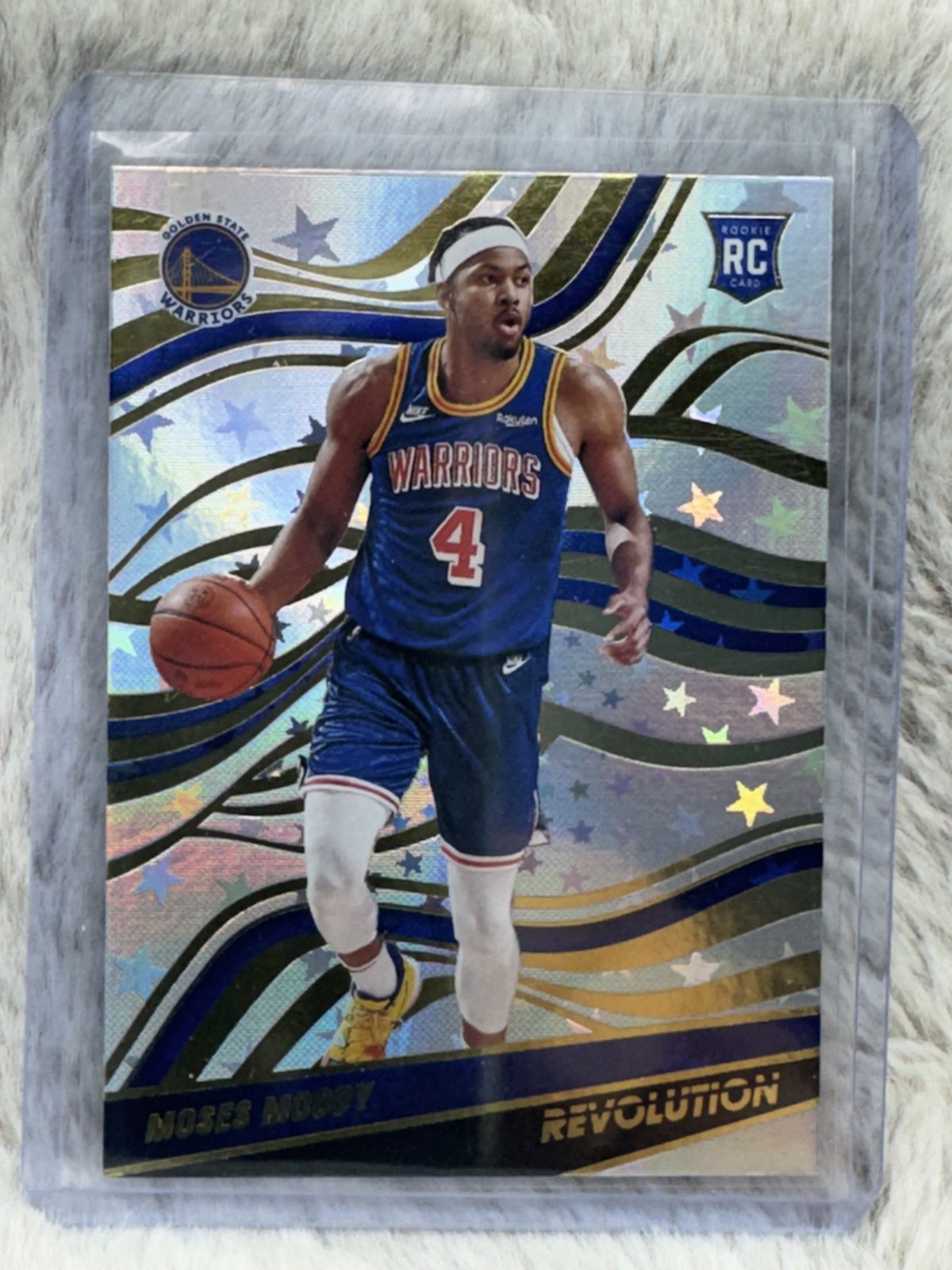 2021-22 Panini Revolution #104 Moses Moody Astro RC