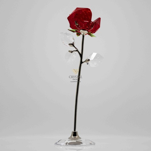 Swarovski Figurine Flower Dreams - Red Rose Large 5490756 - Picture 6 of 10