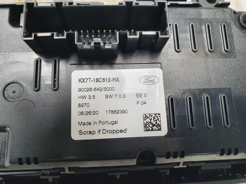 FORD FOCUS ACTIVE Heater A/C Air Con Controls 2020 KX7T-18C612-HA - Image 2 of 4