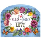 Briarwood Lane Bless This Home With Love Acrylic Art Sign