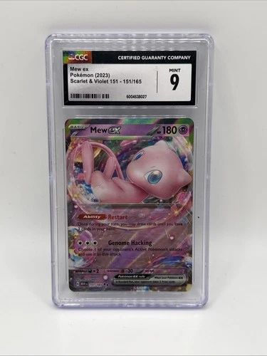 Pokémon TCG Mew EX 151/165 Scarlet & Violet 151 English Edition CGC 10 Gem Mint