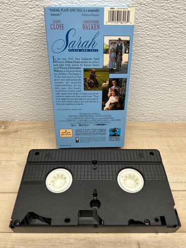 Vtg "Sarah Plain And Tall" 1991 VHS Movie With Glenn Close Christopher Walken - Picture 5 of 9