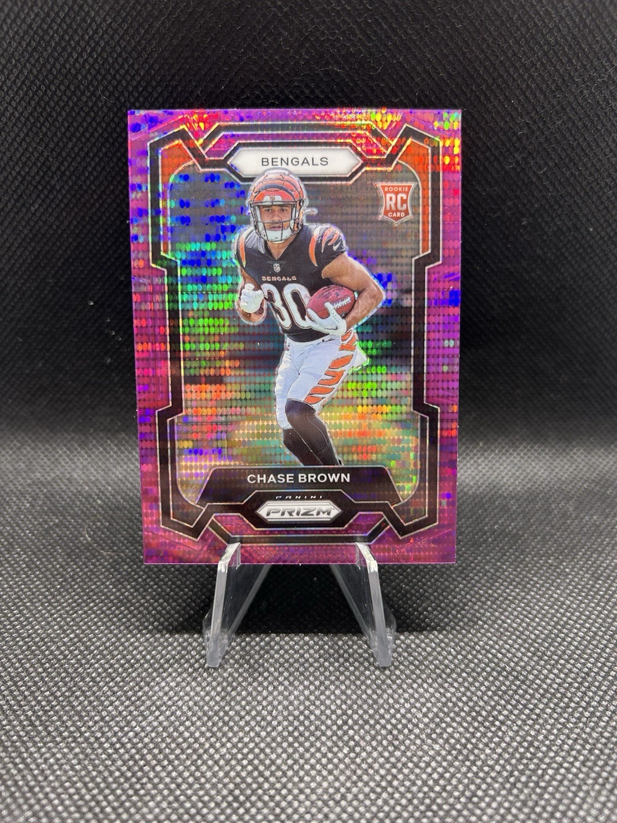 2023 Panini Prizm Rookies Purple Pulsar Prizm Chase Brown #318 Rookie RC