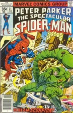 Spectacular Spider-Man Peter Parker #21 FN 1978 Stock Image