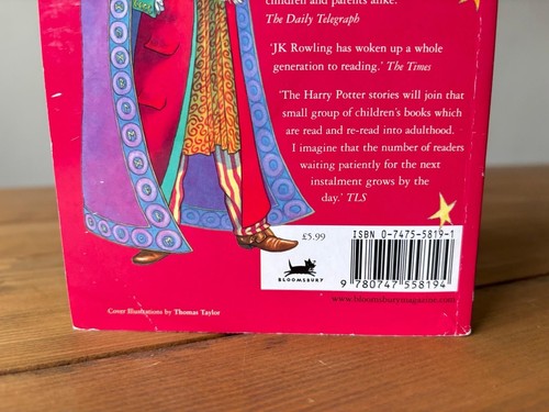 Harry Potter and the Philosopher's Stone 1st Print from 2001 Paperback Book - Picture 4 of 12