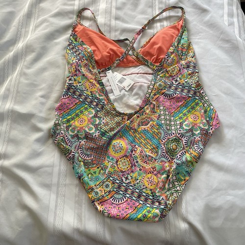 Bleu Rod Beattie Plus Size 22W Seriously Sunny Cross-Back Einteiler Badeanzug - Bild 3 von 10