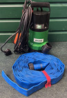 Hawksmoor Dirty Water Pump 750W with Blue Lay Flat Hose - FULLY TESTED