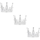 3pcs Kronenkuchen Ornament Perlenkuchen Dekoration Backkuchen Topper Perle