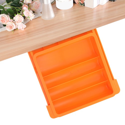 Sewing Organizer: Under Desk Storage Drawer Box - Three-Tier Plastic Organizer - Picture 3 of 16