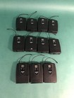Lot of 11 - Shure Ulx1-M1 Wireless Bodypack Transmitter 662-698 Mhz w/185 Mics