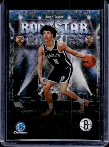 2025-26 Bowman Nolan Traore Chrome Rockstar Rookies Mini Diamond Refractor #/150