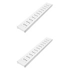 2 Pieces Stainless Steel Drain Cover Drainage Channel Covers Outdoor