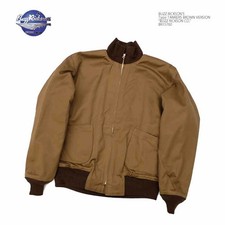 Buzz Rickson'S Br15760 Tankers Brown Version Flight Jacket Army Plain Military H