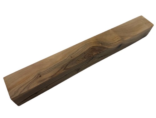 Madera de olivo silvestre torneado en blanco 1-3/8" x 1-7/16" x 11-3/4" (n94) seco - Imagen 6 de 9