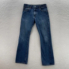 Levis 517 Jeans Mens 32x34 Blue Denim Bootcut Medium Wash Western Rodeo Cowboy