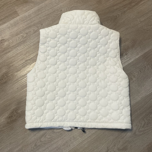 Disney x Forever 21 Women’s Small Vest Puffer Full Zip Pockets White - Imagen 8 de 8