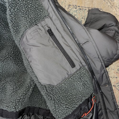 LANDS'END MENS GRAY DOWN PARKA HOODED COAT JACKET~L - Picture 3 of 14