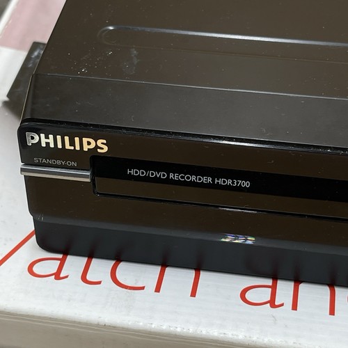 *FAULTY NO POWER* Philips HDR3700 160GB HDD DVD Freeview Recorder Black Boxed - Picture 4 of 14