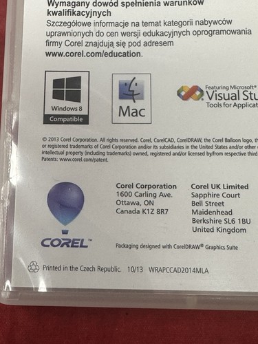 Corel Cad 2014 - Education Disc Version With Code PC & MAC CorelCad - Picture 6 of 8