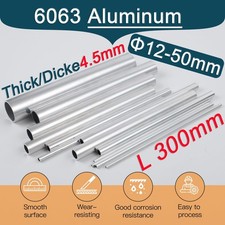 6063 Aluminium Round Tube Metric Aluminium Tubing Aluminium Pipes Piping 12-50mm