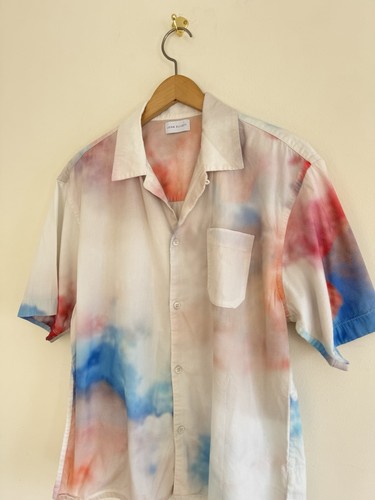 John Elliott Birds Eye Camp Vacation Shirt Tie Dye Size L (3) - Picture 2 of 6