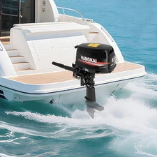 HANGKAI 3.5~40hp Outboard Motor 2/4-Stroke Outboard Engine Water Cool Boat Motor