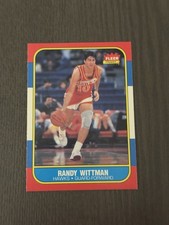 1986-87 Fleer #127 RANDY WITTMAN Atlanta Hawks Basketball Card